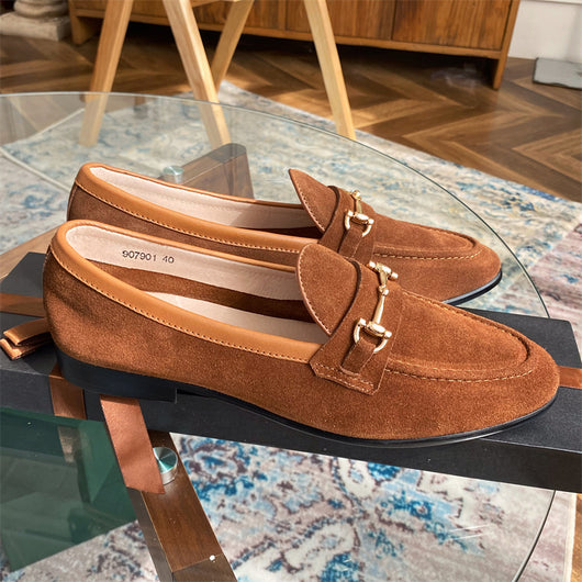 Mocasines de Ante con Herraje Horsebit para Hombre - Image 12