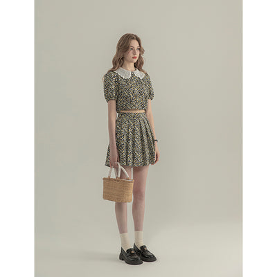 Blusa Floral con Mangas Abullonadas para Mujer - Image 10