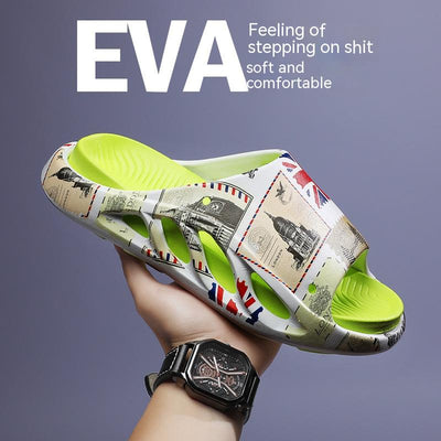 Pantuflas Deportivas Plataforma para Hombre - Comodidad Casual al Aire Libre - Image 7