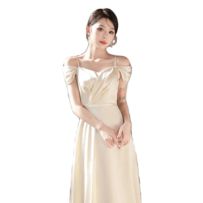 Vestido de Champagne Nicho Lujo para Verano - Image 5