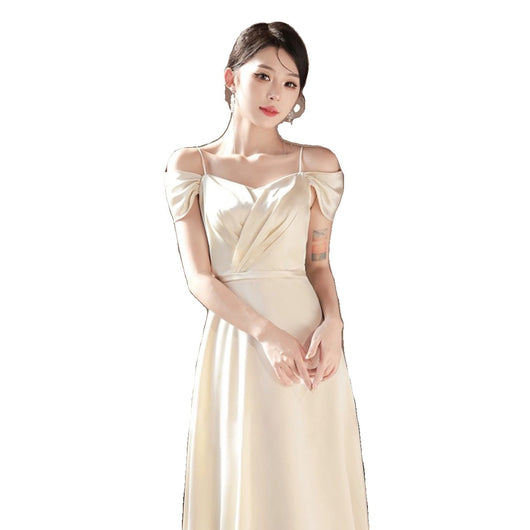 Vestido de Champagne Nicho Lujo para Verano - Image 5
