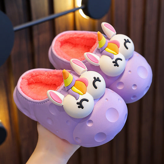 Pantuflas de Algodón para Niños y Niñas con Forro Cálido - Image 4