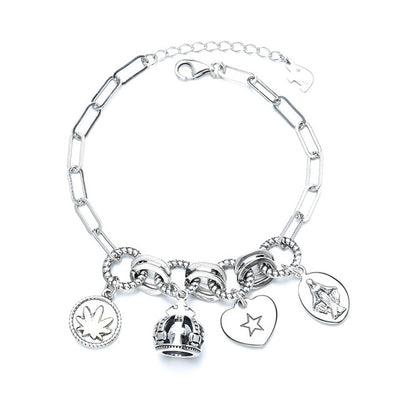 Pulsera de Plata Esterlina Estilo Industrial Pesado Ajustable - Image 3