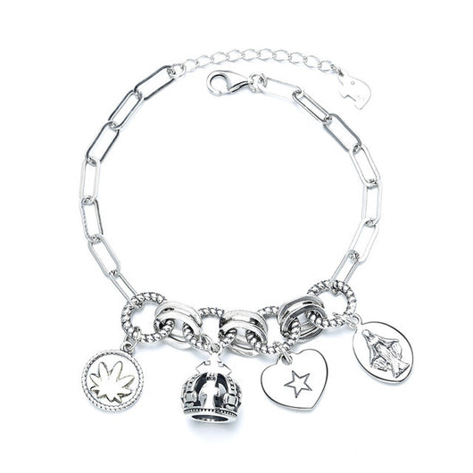 Pulsera de Plata Esterlina Estilo Industrial Pesado Ajustable - Image 3