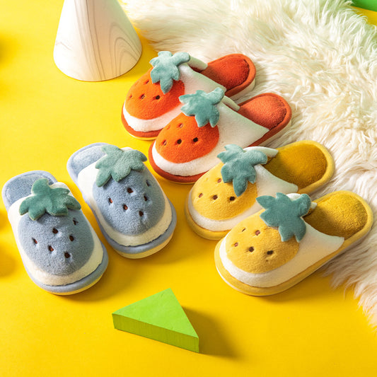 Pantuflas Infantiles de Algodón con Diseños Divertidos