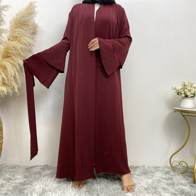 Cardigan Elegante con Bolsillos y Doble Manga para Mujer - Image 4