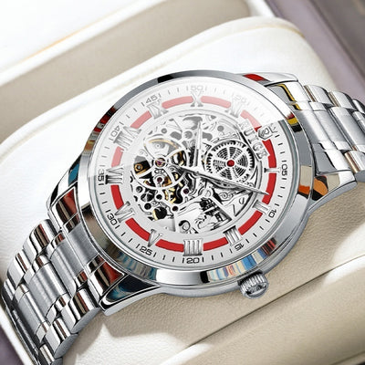 Reloj Mecánico Automático para Hombre con Esfera Transparente Doble - Image 3