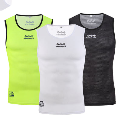 Camiseta Base Transpirable para Ciclismo Hombre Blanco