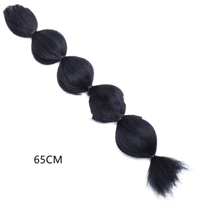 Cola de Caballo Larga Efecto Burbuja - Peluca Voluminosa para Mujer - Image 12