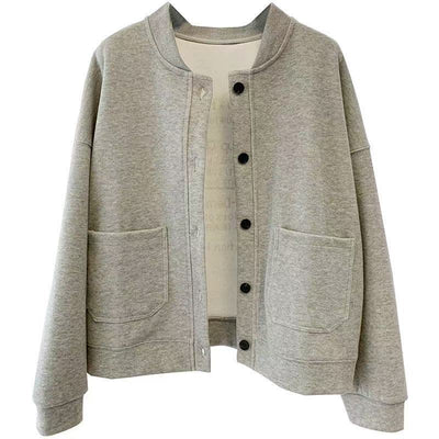 Chaqueta Suelta Casual con Botones para Mujer - Image 4