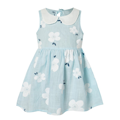 Vestido Infantil sin Mangas con Cuello Muñeca - Image 2