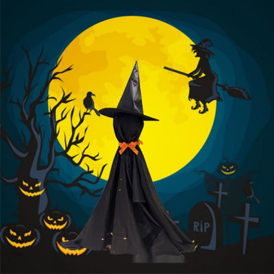 Fantasma LED Luminoso Negro con Moño Decorativo - Image 13