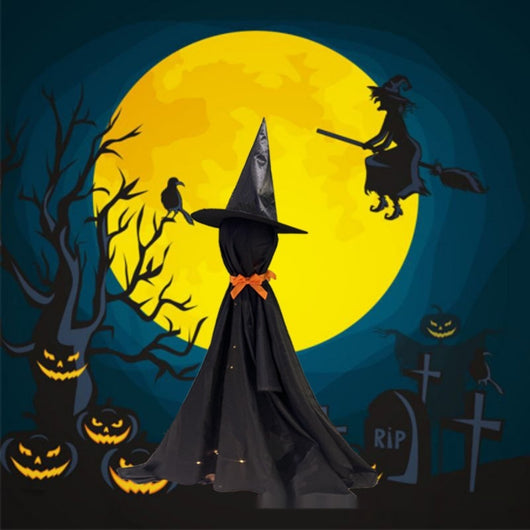 Fantasma LED Luminoso Negro con Moño Decorativo - Image 13