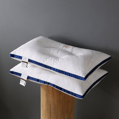 Funda de Almohada de Algodón Puro con Relleno de Plumas y Bordado 3D - Image 14
