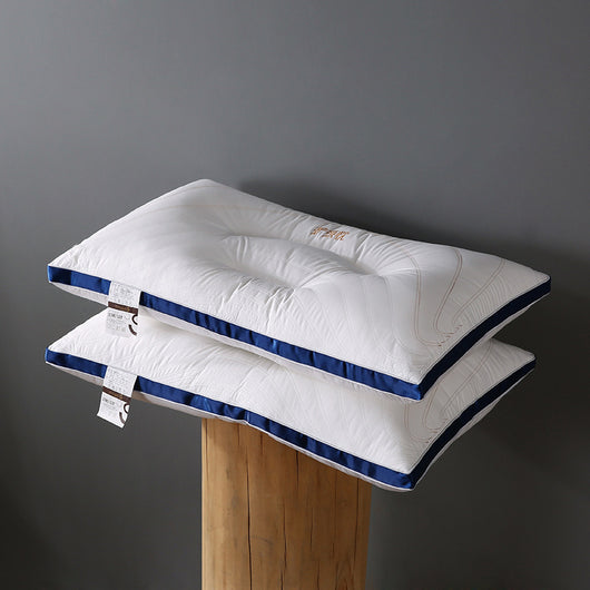 Funda de Almohada de Algodón Puro con Relleno de Plumas y Bordado 3D - Image 14