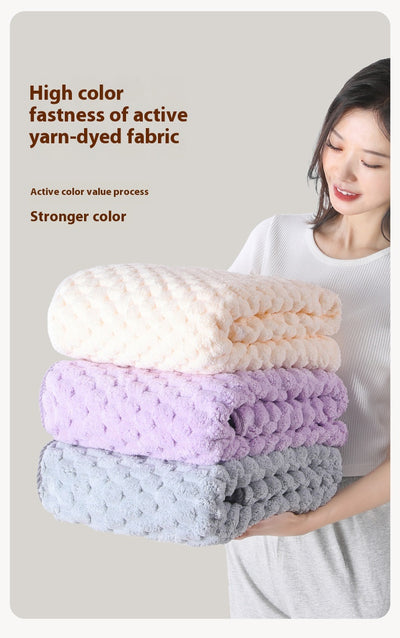 Toalla de Baño Gruesa Absorbente Coral Talla Grande - Fibra de Felpa Clase A sin Desprendimiento - Image 14