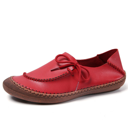 Zapatos Casuales de Cuero Talla Grande para Mujer - Diseño Versátil 2 en 1 - Image 19