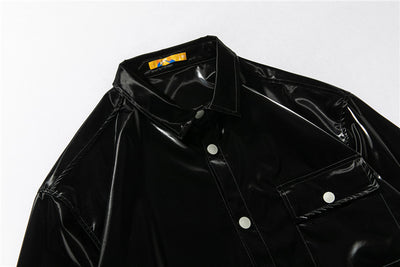 Camisa Casual Holgada con Bolsillos Laterales - Estilo Moderno - Image 14