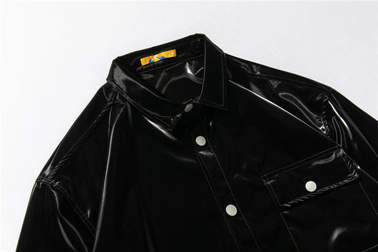 Camisa Casual Holgada con Bolsillos Laterales - Estilo Moderno - Image 14