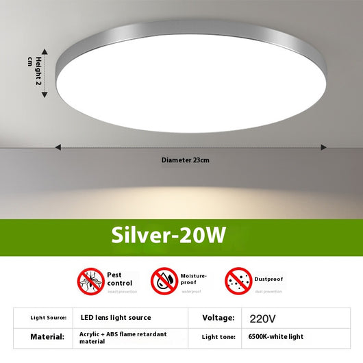 Lámpara de Techo LED Ultrafina Redonda para Sala - Image 14