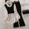 Blusa Larga Estampado Lunares con Leggings Integrados