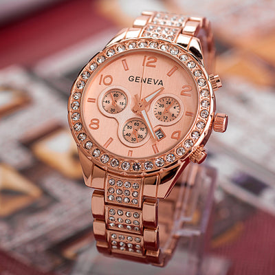 Reloj de Acero con Calendario de Tres Ojos - Image 30