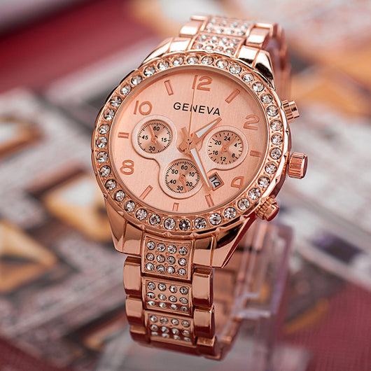 Reloj de Acero con Calendario de Tres Ojos - Image 30