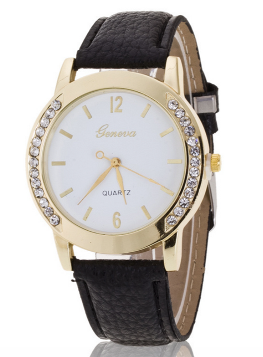 Reloj para Mujer con Diamantes Bilateral Estilo Casual Ginebra - Image 13