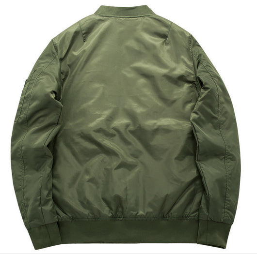 Chaqueta de Algodón con Cuello Tipo Polo para Hombre - Talla Grande - Image 7