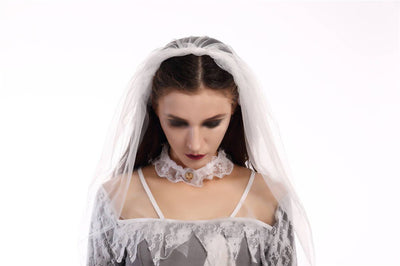Disfraz de Novia Zombie Elegante para Halloween - Image 8