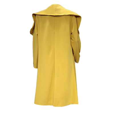 Abrigo Largo Suelto para Mujer con Solapa y Manga Larga - Image 11