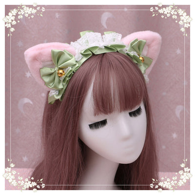 Diadema Lolita Gatita de Peluche con Encaje - Accesorio Anime Japonés - Image 37