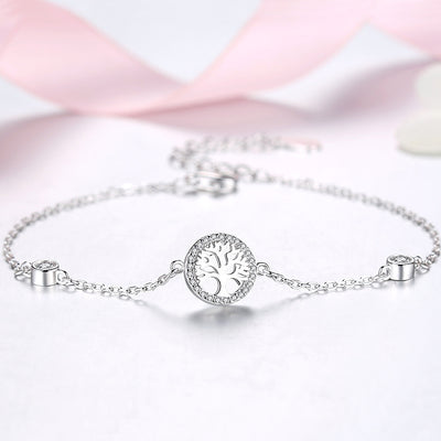 Pulsera Plata de Ley 925 Árbol de la Vida con Circonitas para Mujer - Image 5