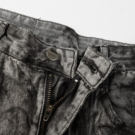 Pantalones Vaqueros Personalizados Otoño con Corte Split - Image 2