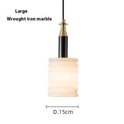 Lámpara Colgante de Mármol Estilo Chino Moderno - Image 7