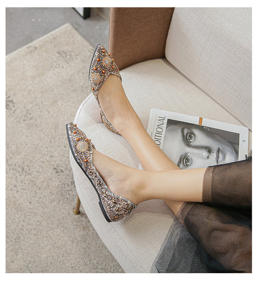 Zapatos Planos Mujer con Pedrería y Remaches - Nuevo Estilo Elegante - Image 14