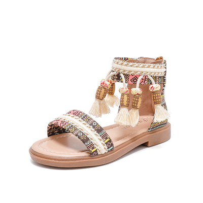 Sandalias Romanas Infantiles Étnicas Retro para Verano - Image 5