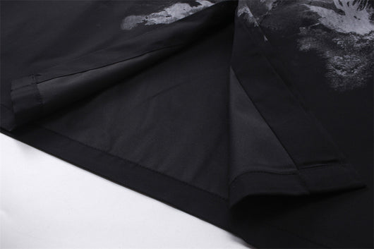 Camisa de Manga Corta con Estampado Abstracto para Hombre - Image 10