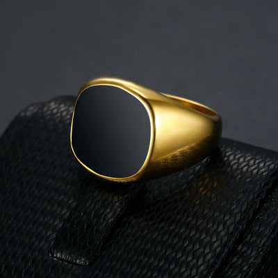 Anillo Cuadrado Negro para Hombre Coolx - Image 3