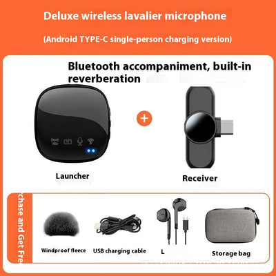Micrófono Inalámbrico Bluetooth con Reverb Integrado - Image 3