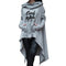 Sudadera Estampada con Letras para Mujer - Corte Irregular