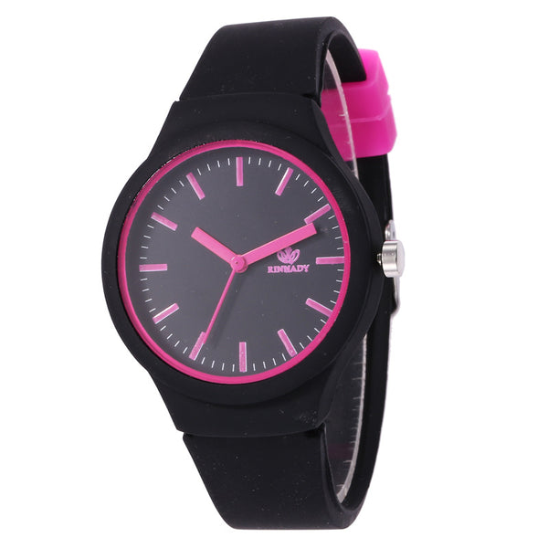 Reloj de Moda para Mujer con Banda de Silicona