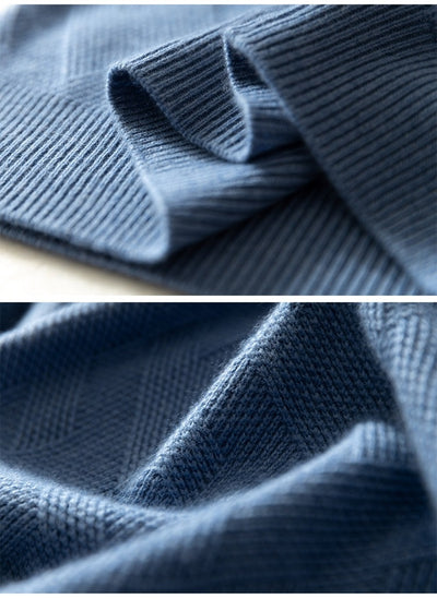 Suéter de Cuello Redondo en Cashmere Premium para Hombre - Image 15