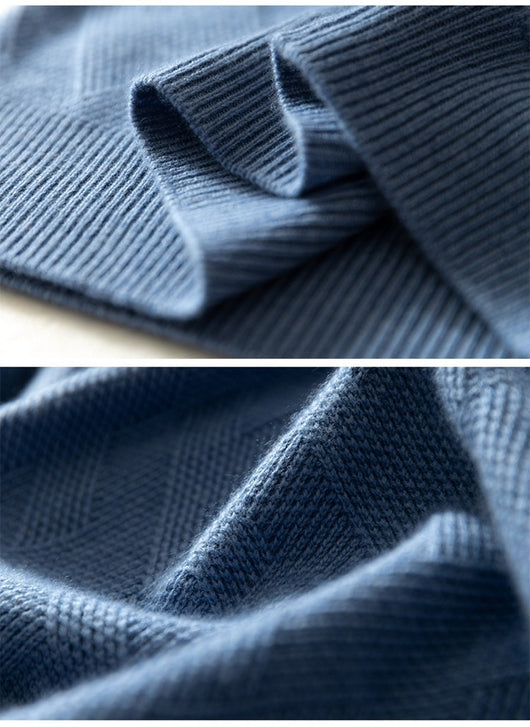 Suéter de Cuello Redondo en Cashmere Premium para Hombre - Image 15