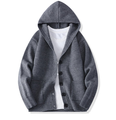 Cardigan de Punto con Solapa para Hombre - Estilo Moderno y Versátil - Image 20