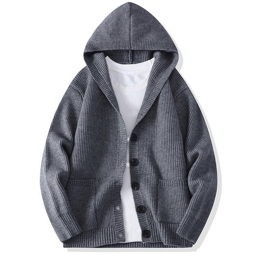 Cardigan de Punto con Solapa para Hombre - Estilo Moderno y Versátil - Image 20