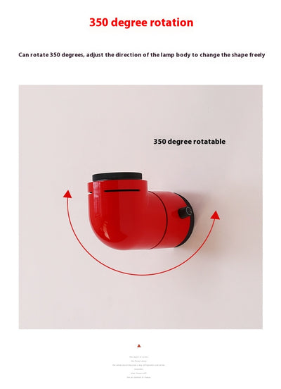 Lámpara de Pared Futurista con Tuberías de Agua para Salón y Dormitorio - Image 24