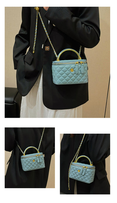 Bolso Mensajero de Moda Rhombus Chain para Mujer - Image 25