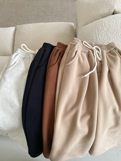 Pantalones Casuales Acolchados de Terciopelo Coreanos para Niños - Image 18