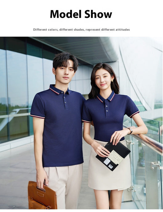 Polo de Verano Unisex con Encaje en Solapa de Algodón Premium - Image 16